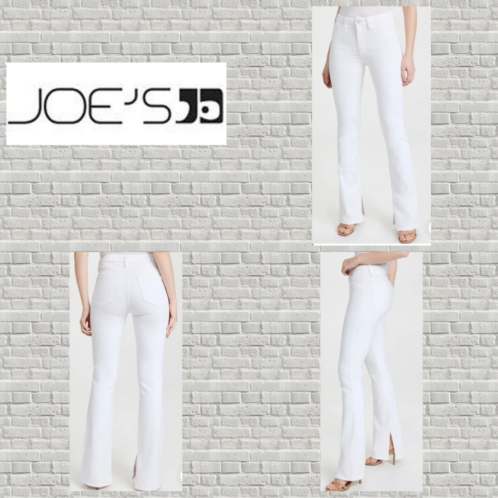 Joe's White Hi Honey Flawless High Rise Bootcut Flare l
